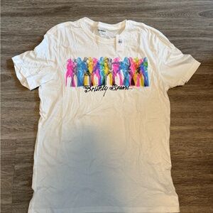 *NWT* Old Navy Classic Britney Spears White Crew Neck T-Shirt